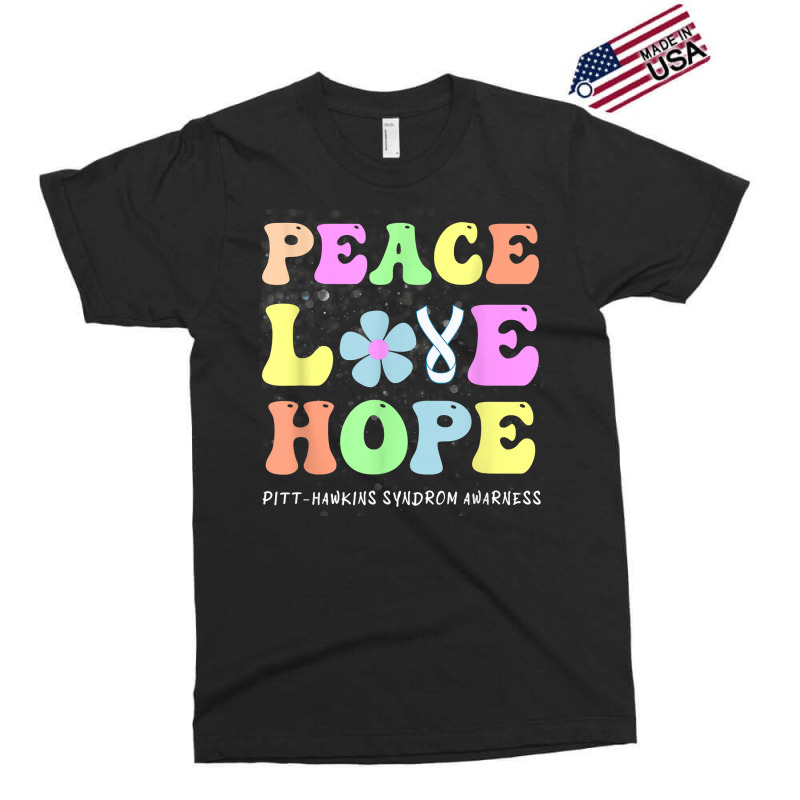 Peace Love Hope Pitt Hopkins Syndrome Phs Awareness T Shirt Exclusive T-shirt | Artistshot