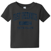 East Greenwich Rhode Island Ri Vintage Athletic Sports Desig Baby Tee | Artistshot