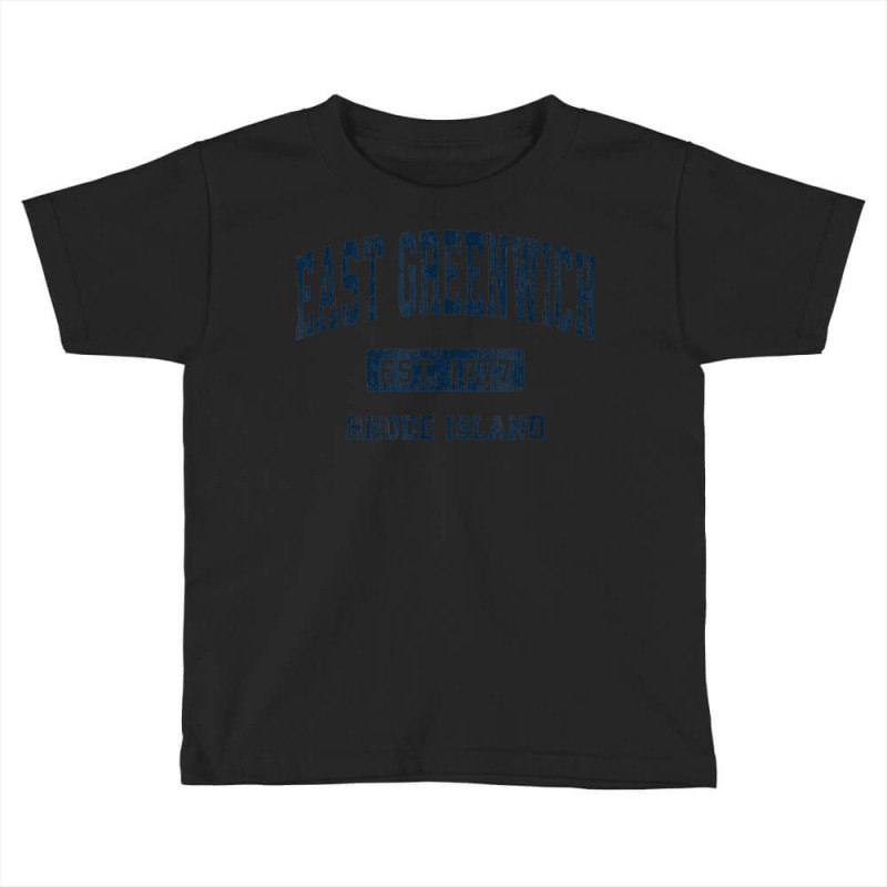 East Greenwich Rhode Island Ri Vintage Athletic Sports Desig Toddler T-shirt by Queens | Artistshot