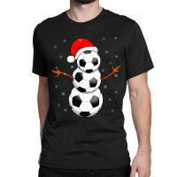 Football For Boys Girls Christmas Snowman Soccer Classic T-shirt | Artistshot