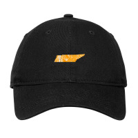 Orange And White Tennessee Adjustable Cap | Artistshot