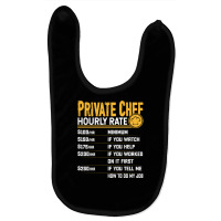 Private Chef Hourly Rate Funny Private Cook Culinary Cooking Long Slee Baby Bibs | Artistshot