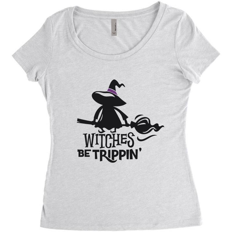 Witches Be Trippin Women's Triblend Scoop T-shirt by tiococacola | Artistshot