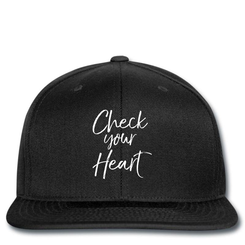 Christian Discipleship Gift Check Your Heart Printed Hat | Artistshot