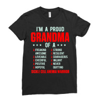 Sickle Cell Anemia Survivor Proud Grandma Anemic Warrior T Shirt Ladies Fitted T-shirt | Artistshot