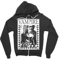 Retro Vampire The Masquerade Fitted Zipper Hoodie | Artistshot