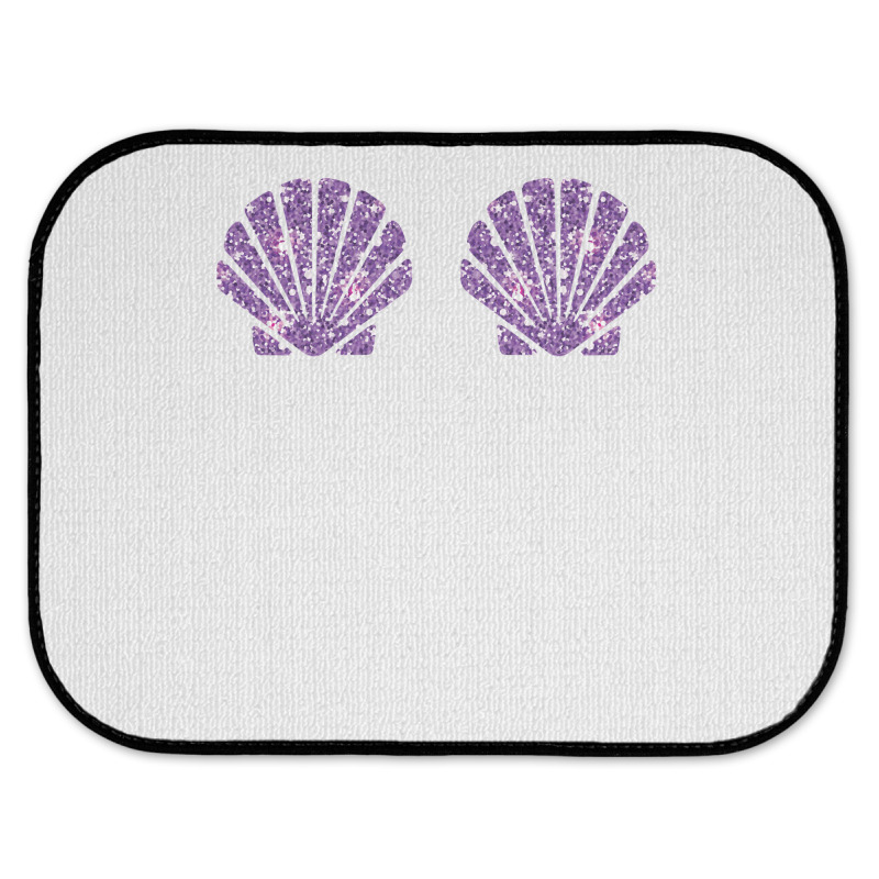 Mermaid Sea Shell Bra Costume Halloween Design Sweatshirt Rear Car Mat | Artistshot