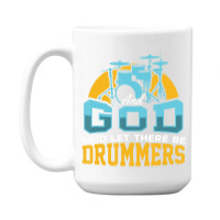 Christian Drummer Product And God Said Drummers Drum Sticks 15 Oz Coffee Mug | Artistshot