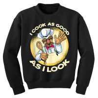 I Cook As Good As I Look Cooking Tank Top Youth Sweatshirt | Artistshot