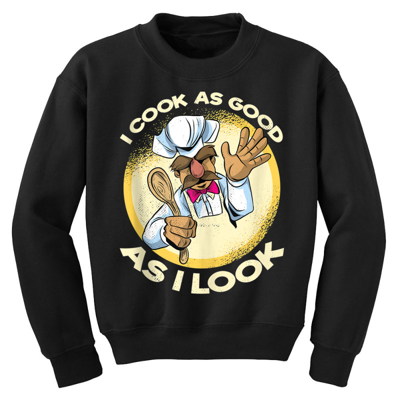 I Cook As Good As I Look Cooking Tank Top Youth Sweatshirt by cm-arts | Artistshot