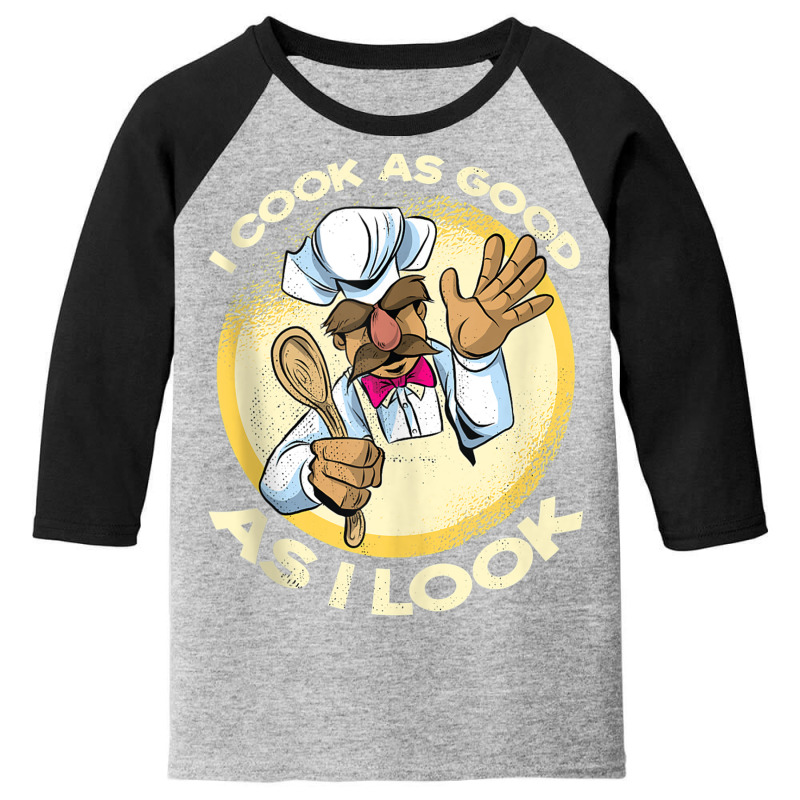 I Cook As Good As I Look Cooking Tank Top Youth 3/4 Sleeve by cm-arts | Artistshot