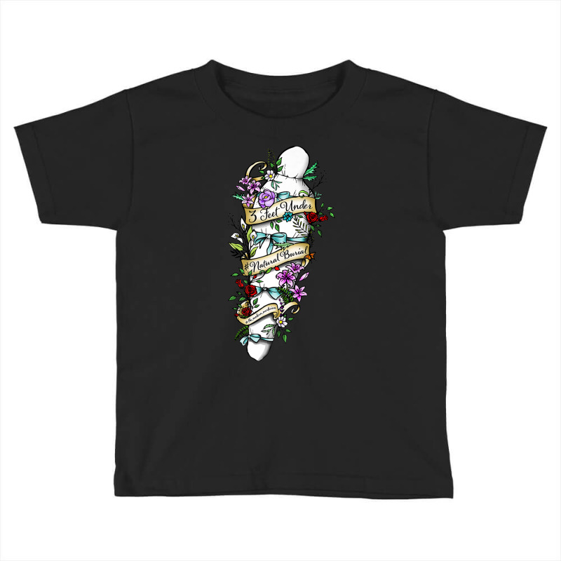 Natural Burial Floral Shroud Design For Funeral Directors Premium T Sh Toddler T-shirt by cm-arts | Artistshot