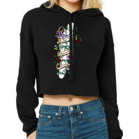 Natural Burial Floral Shroud Design For Funeral Directors Premium T Sh Cropped Hoodie | Artistshot