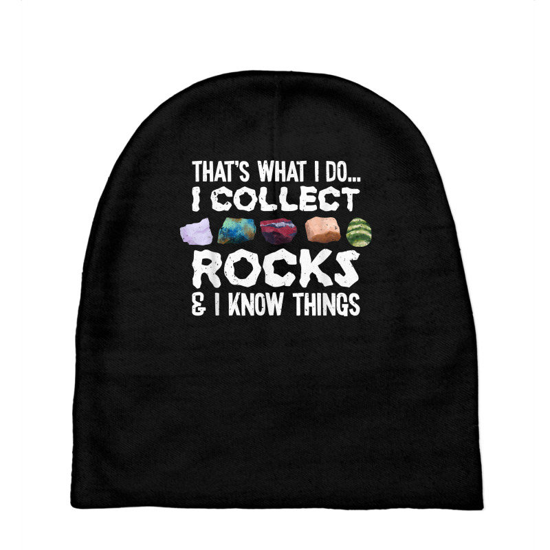 Geology Tshirt, Rock Collector Tee, Geologist Shirt, Stone T Shirt Baby Beanies by gocuzhejani | Artistshot