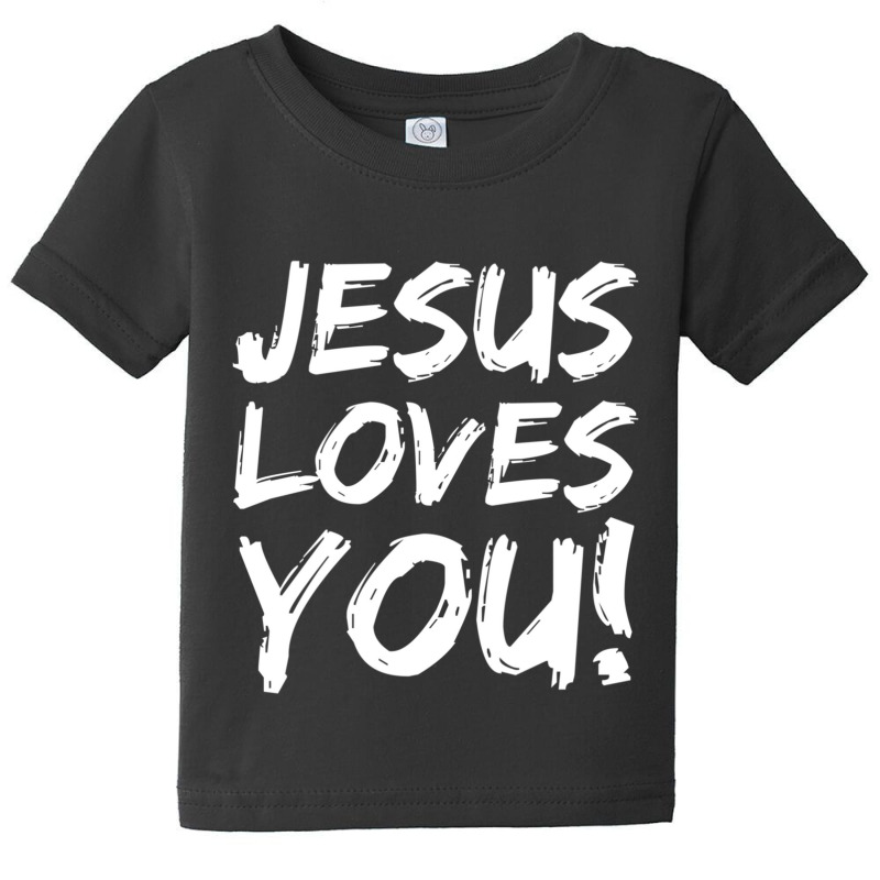 Christian Evangelism Gift Jesus Loves You!-yust2 Baby Tee | Artistshot