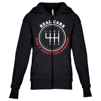 Real Cars Don't Shift Themselves Manual Car Stick Shift T Shirt Youth Zipper Hoodie | Artistshot