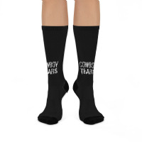 Cowboy Tears Crew Socks | Artistshot