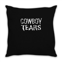 Cowboy Tears Throw Pillow | Artistshot