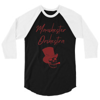 Manchester Orchestra - Stylish Skull 3/4 Sleeve Shirt | Artistshot