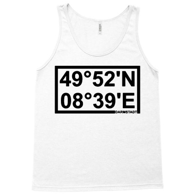 Geographic Coordinate System Tank Top Designed By Lemah Lempung