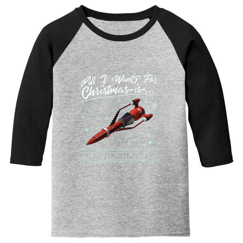 All I Want For Christmas Is Thunderbird Youth 3/4 Sleeve | Artistshot