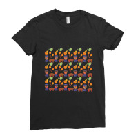 Brazilian Musical Instruments Pattern Ladies Fitted T-shirt | Artistshot