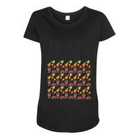 Brazilian Musical Instruments Pattern Maternity Scoop Neck T-shirt | Artistshot