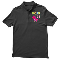 King Dinosaur Dance Happy My Birthday Roar I'm 23 Years Old Men's Polo Shirt | Artistshot