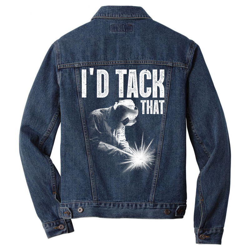 Best Welding Art Men Women Tack Welder Ironworkers Pipeliner T Shirt Men Denim Jacket | Artistshot