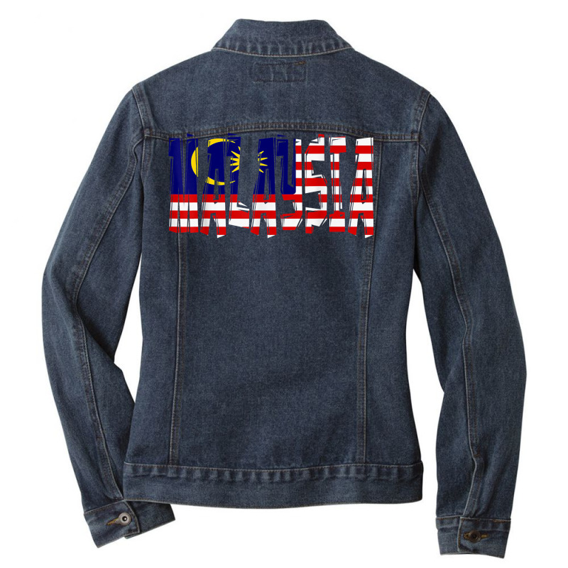 Malaysia Flag, Malaysian Tshirt, Malaysia Shirt For Women T Shirt Ladies Denim Jacket by cm-arts | Artistshot