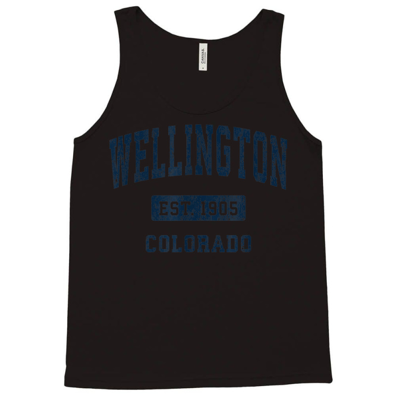 Wellington Colorado Co Vintage Athletic Sports Design Tank Top | Artistshot