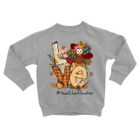 Teacher Thanksgiving Love Head Start Teacher Cute Turkey T Shirt Toddler Sweatshirt | Artistshot