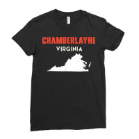 Chamberlayne Virginia Usa State America Travel Virginian Ladies Fitted T-shirt | Artistshot