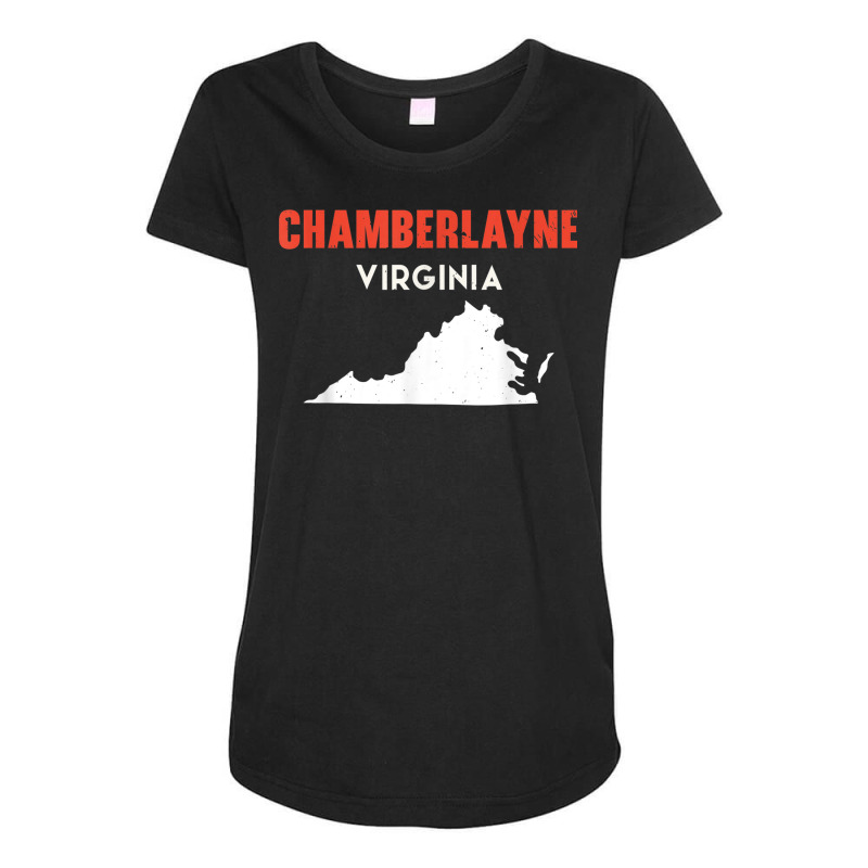 Chamberlayne Virginia Usa State America Travel Virginian Maternity Scoop Neck T-shirt by Fashzilla | Artistshot