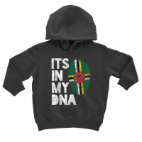 Its In My Dna Dominica Flag Fingerprint Tank Top Toddler Hoodie | Artistshot