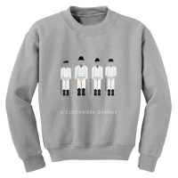 A Clockwork Orange Droog Outfit Movie Silhouette Youth Sweatshirt | Artistshot