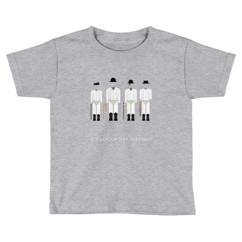 A Clockwork Orange Droog Outfit Movie Silhouette Toddler T-shirt by baikteman | Artistshot