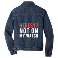 Heresy Not On My Watch Wargaming Men Denim Jacket | Artistshot