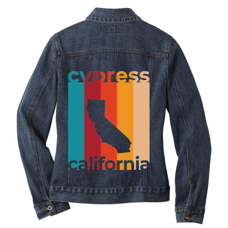 Cypress Cypress California Retro Ladies Denim Jacket by ERNIEHERNANDEZ | Artistshot