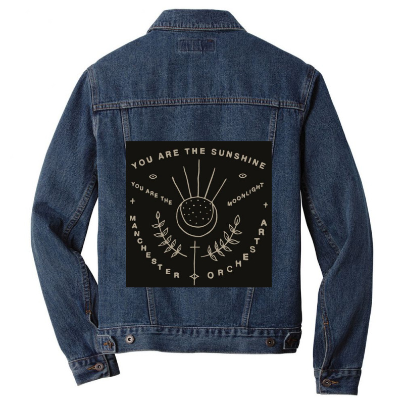 Triangle  Manchester Orchestra Men Denim Jacket | Artistshot