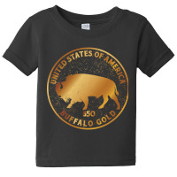 Buffalo Gold Native American, Buffalo Gold Native American Art, Buffal Baby Tee | Artistshot