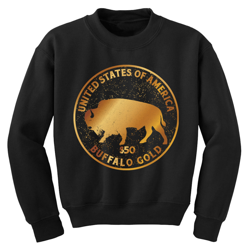 Buffalo Gold Native American, Buffalo Gold Native American Art, Buffal Youth Sweatshirt by SHOPTYU | Artistshot