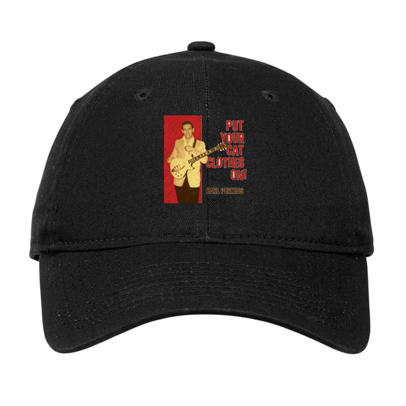 Carl Perkins Essential .png Adjustable Cap | Artistshot