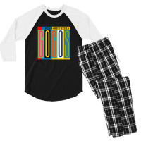 Head Over Heels He Go Go's Wih Backgorund Head Over Heels He Go Go's W Men's 3/4 Sleeve Pajama Set | Artistshot