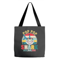 Pop Pop Shark Father's Day For Pop Pop Tote Bags | Artistshot