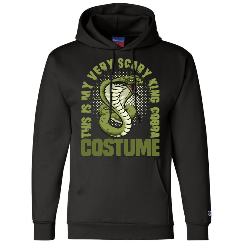 This Is My Very Scary King Cobra Costume, Halloween Snake Long Sleeve Champion Hoodie | Artistshot