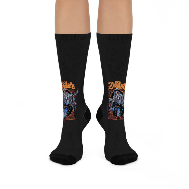 Rob Zombie, The Rob Zombie, Rob, Zombie, Rob Zombie Painting, Rob Zomb Crew Socks | Artistshot