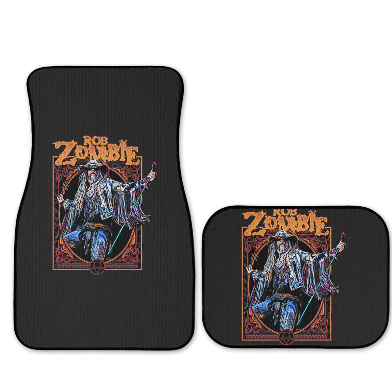 Rob Zombie, The Rob Zombie, Rob, Zombie, Rob Zombie Painting, Rob Zomb Full Set Car Mats | Artistshot