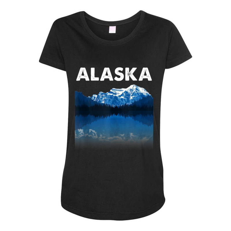 Alaska Alaskan Wilderness Maternity Scoop Neck T-shirt by cm-arts | Artistshot