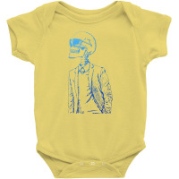 Gentleman Skull Baby Bodysuit | Artistshot